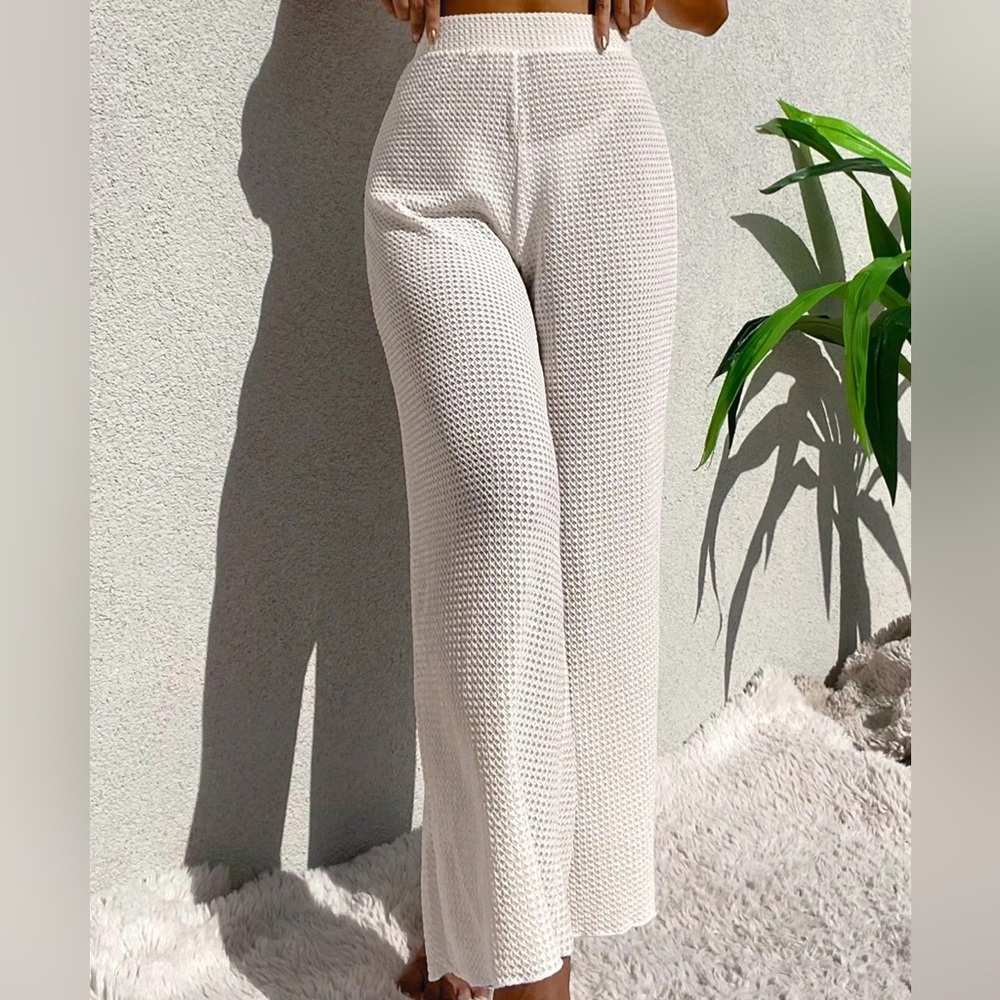 Women's Knit Coverup Pants - Picture 4 of 6